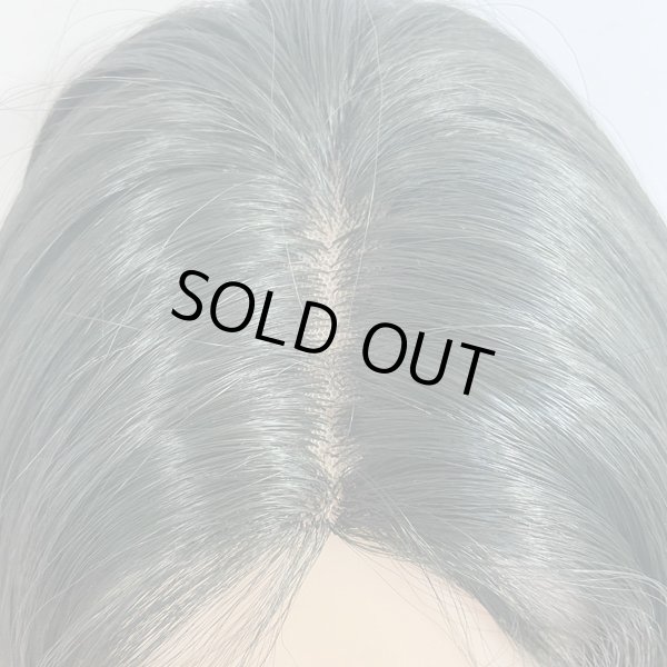 画像4: Ｉ型レースリアルスキンセンターパートミディ【Dark green black】 (4)