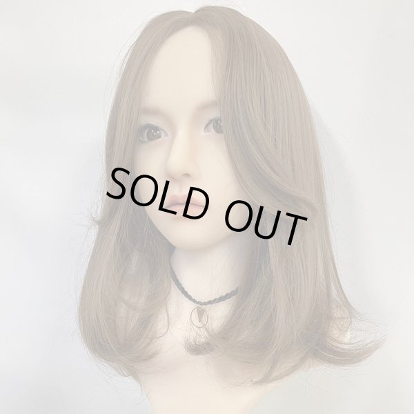 画像5: Ｉ型レースリアルスキンセンターパートミディ【Clear brown】 (5)