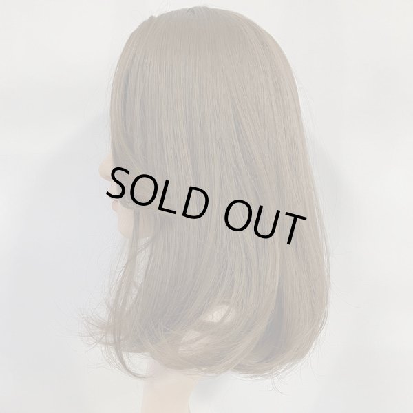 画像2: Ｉ型レースリアルスキンセンターパートミディ【Clear brown】 (2)