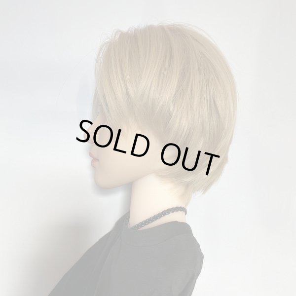 画像2: Ｉ型レースリアルスキンセンターパートコンマヘア【Champagne Gold】 (2)