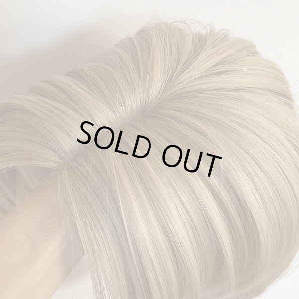 画像4: Ｉ型レースリアルスキンセンターパートコンマヘア【Champagne Gold】 (4)