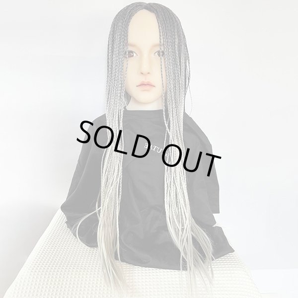 画像8: センターパートブレイズロング【steel gray】 (8)