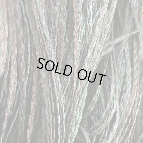 画像6: センターパートブレイズロング【black × blue × viridian green】 (6)