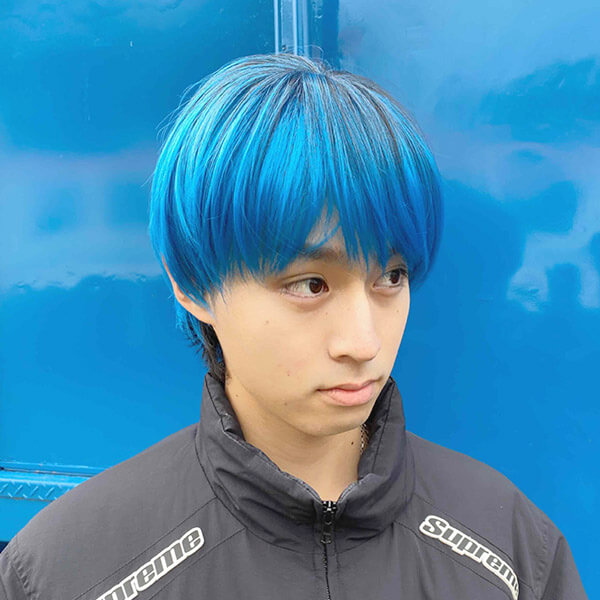 シースルーマッシュショート【blue】
